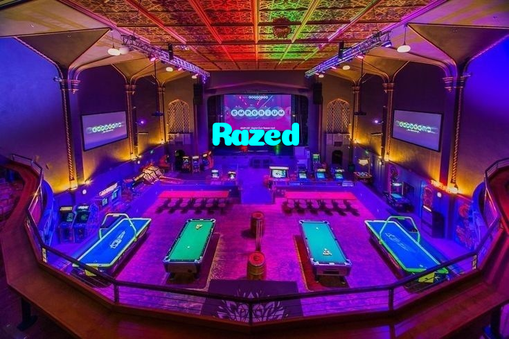 Razed casino presented on mobile device in Pakistan with slots and live games